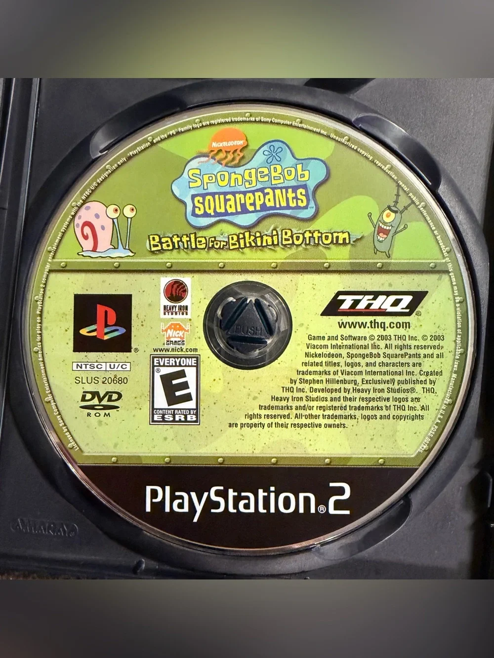 PlayStation 2 SpongeBob SquarePants The Battle for Bikini Bottom PS2 Game